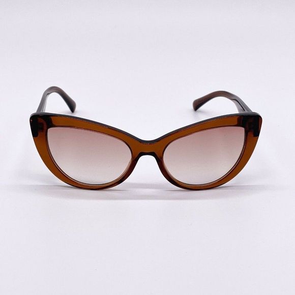 Versace Brown Cat Eye Sunglasses - Picture 3 of 6